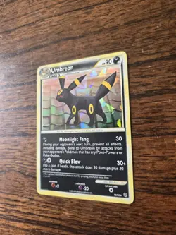 Pokemon Umbreon 10/90 Undaunted Holo Rare Stage 1 90 HP Moonlight Fang Card - Image 2