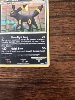 Pokemon Umbreon 10/90 Undaunted Holo Rare Stage 1 90 HP Moonlight Fang Card - Image 4