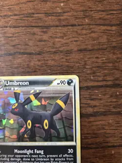 Pokemon Umbreon 10/90 Undaunted Holo Rare Stage 1 90 HP Moonlight Fang Card - Image 5