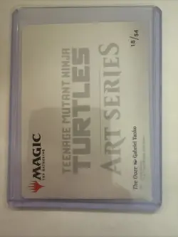 MTG The Ooze Art Card Art Series: Teenage Mutant Ninja Turtles Regular #18 - Image 4