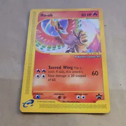 VINTAGE POKEMON BLACK STAR PROMO CARD - #52 HO OH (PCNY) V RARE (WOTC) NM - Image 1