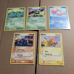 5 X POKEMON PROMO CARDS - POP SERIES 2 - COMMON SET - RARE NM - - Image 1