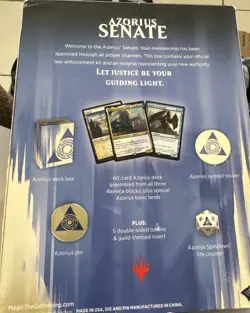 Magic the Gathering MtG Ravnica Allegiance: AZORIUS Guild Kit Box - Brand New - Image 2