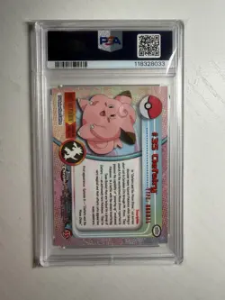 2000 TOPPS CHROME POKEMON T.V. #35 CLEFAIRY PSA 9 - Image 2