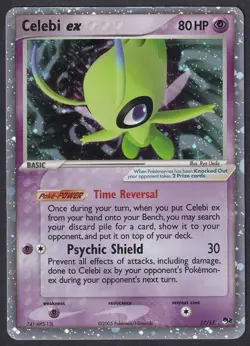 Pokemon Celebi ex 17/17 Holo Pop Series 2 - Image 1