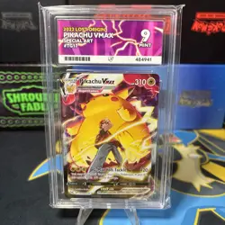 Pokemon TCG Pikachu VMAX Lost Origin Trainer Gallery TG17/TG30 - ACE 9 - Image 1