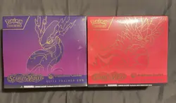 Koraidon AND Miraidon Pokemon Center Elite Trainer Box Scarlet Violet ETB SEALED - Image 1