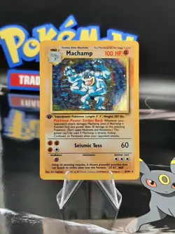 Machamp - 8/102 - Pokemon 1st Edition Base Set Holo - HP - Image 1