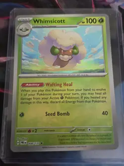 Pokemon Whimsicott Holo Master Ball Pattern 008/131 - Prismatic Evolutions - NM - Image 1