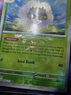 Pokemon Whimsicott Holo Master Ball Pattern 008/131 - Prismatic Evolutions - NM - Image 3