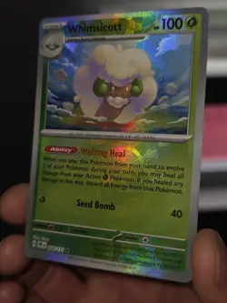 Pokemon Whimsicott Holo Master Ball Pattern 008/131 - Prismatic Evolutions - NM - Image 4