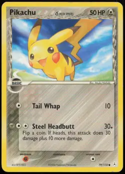 Pikachu 79/110 MP Holon Phantoms Common Pokemon - Image 1