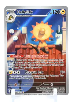 Pokemon - Heliolisk 229/217 Illustration Rare Full Art Ascended Heroes English - Image 1