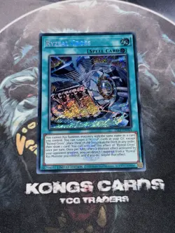 25LP-EN015 "Ryzeal Cross" Secret Rare Emblazoned STAMPED Yu-Gi-Oh - Image 1