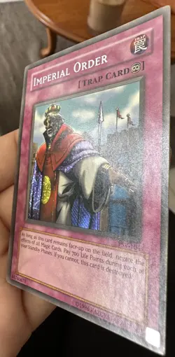 Yu Gi Oh! Imperial Order PSV-104 Secret Rare Unlimited Edition NM - Image 3