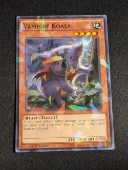 Yugioh - Vampire Koala BP03-EN094 1st Edition Shatterfoil Rare NM - Image 1