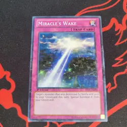 Miracle's Wake (Mosaic Rare) BP02-EN206 Yu-Gi-Oh 1st Edition LP - Image 1