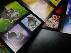 Pokemon Card Carddass Coris Promo Non Holo Sticker 4 SET Pikachu Pichu etc #2204 - Image 4