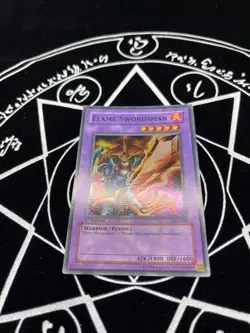 Flame Swordsman LOB-003 1st Edition Super Rare Asian English - Image 3