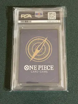 2025 ONE PIECE OP12-LEGACY OF THE MASTER TREASURE RARE VINSMOKE SANJI PSA 10 - Image 2