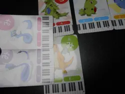 Pokemon Music Musical Note Card x9 Pikachu Tyranitar Dragonite Evolutions #3509 - Image 5