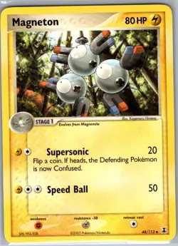 Magneton 48/113 Non Holo Delta Species - Pokemon Card - NM - Image 1