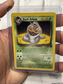 Dark Arbok Card 19/82 Non-Holo Rare, Team Rocket Series Pokemon Nintendo TCG NM - Image 1