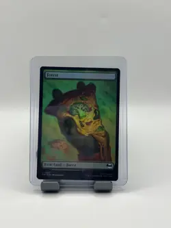MTG, Forest FOIL $3 ORDER MIN (0257) Pizza Basic Teenage Mutant Ninja Turtles - Image 1