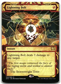 Lightning Bolt (Foil Etched) 42 Magic_the_gathering Strixhaven: Mystical Archive - Image 1