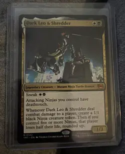 Dark Leo & Shredder Teenage Mutant Ninja Turtles Regular Mythic MTG NM - Image 1