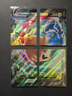 Morpeko V-Union SWSH215-218 Black Star Promo Pokemon TCG Holo Ultra Rare SWSH NM - Image 1