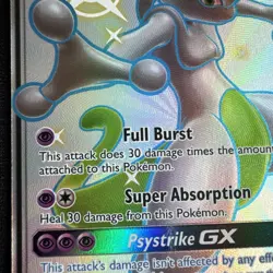 Pokemon TCG Mewtwo GX Hidden Fates SV59/SV94 Holo Full Art - Image 4