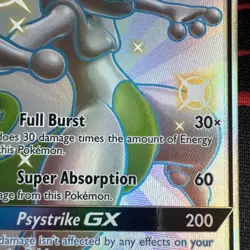 Pokemon TCG Mewtwo GX Hidden Fates SV59/SV94 Holo Full Art - Image 5