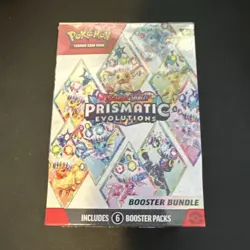 Pokemon Scarlet & Violet Prismatic Evolutions Booster Bundle Box 6 Packs - Image 1