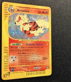 Pokemon AQUAPOLIS - #H2/H32 Arcanine - Holo - ENG - SWIRL - MP/LP - Image 5