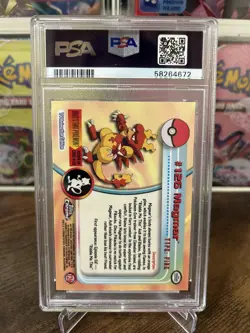 2000 TOPPS CHROME POKEMON T.V. #126 MAGMAR PSA 10 GEM MINT - Image 2