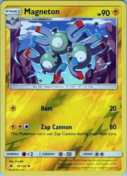 Magneton 35/131 Uncommon - Pokemon TCG SM: Forbidden Light - Reverse Holo (NM) - Image 1