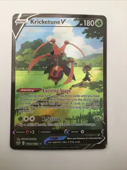 Kricketune V, TG12/TG30 Silver Tempest Trainer Gallery, M/NM, Pokemon TCG - Image 2