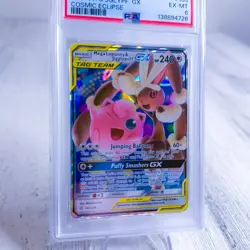 PSA 6 Pokemon Cosmic Eclipse Mega Lopunny & Jigglypuff GX 165/236 - Image 3