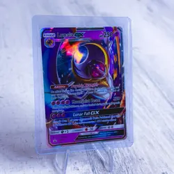 Lunala GX SM17, 2016 Black Star Promo Sun & Moon Holo Rare Pokemon - MP - Image 2