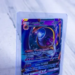 Lunala GX SM17, 2016 Black Star Promo Sun & Moon Holo Rare Pokemon - MP - Image 3