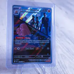 Team Rocket's Dugtrio 239/217 Illustration Rare Pokemon Mega Ascended Heroes - Image 2