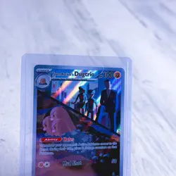 Team Rocket's Dugtrio 239/217 Illustration Rare Pokemon Mega Ascended Heroes - Image 3