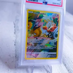 2023 Pokemon Galarian Zapdos SWSH283 Crown Zenith Tins Promo Holo PSA 9 - Image 3