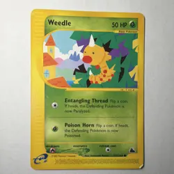 Weedle 115/144 Skyridge Pokemon TCG - Image 1