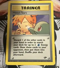 2000 Pokemon Gym Challenge Misty’s Tears Lightly Played No.118 - Image 1