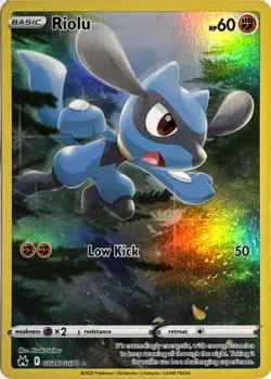 Riolu GG26/GG70 Holo Trainer Gallery Rare Crown Zenith Galarian Gallery NM - Image 1