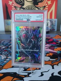 One Piece 2023 Japanese OP03-PILLARS of Strength #123 Charlotte Katakuri PSA 10 - Image 1