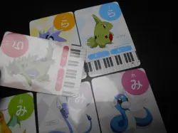 Pokemon Music Musical Note Card x9 Pikachu Tyranitar Dragonite Evolutions #3737 - Image 2