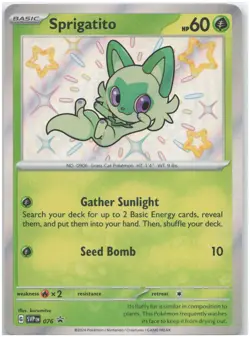 Sprigatito - 076 SVP SV: Scarlet & Violet Promo Cards NM - Pokemon TCG - Image 1